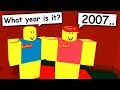 I Met A Time Traveler From 2007 In Roblox