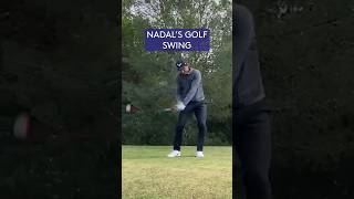 Rafael Nadal's AMAZING golf swing! 😱