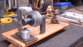 The CPU cooler Stirling Gamma engine will now run all day