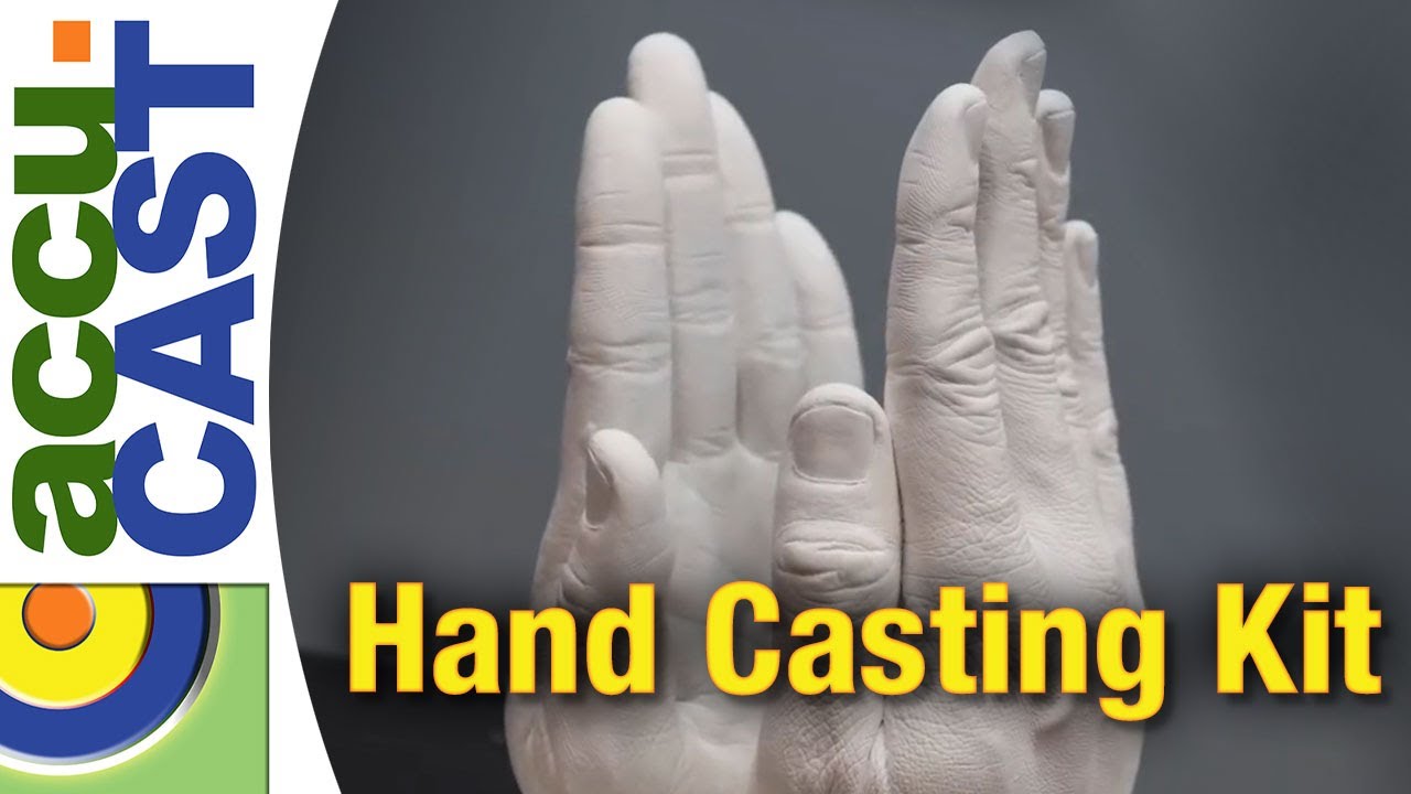 How To Mold And Cast Hands Using The Accu Cast Adult Hand Casting Kit Youtube 
