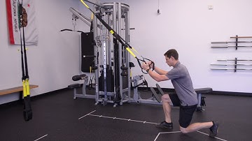 TRX Reverse Lunge - Exercise Demo