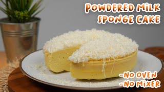 Powdered Milk Sponge / Soft Cake - Simple,  No Oven, No Mixer Recipe... Everyone must try this..! screenshot 4