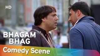 Bhagam Bhag (2006) - Akshay Kumar - Govinda - Superhit Comedy Scene - Sheamroo Comedy