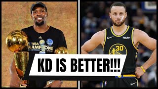 Why Kevin Durant SURPASSES Stephen Curry as an All Time NBA Player