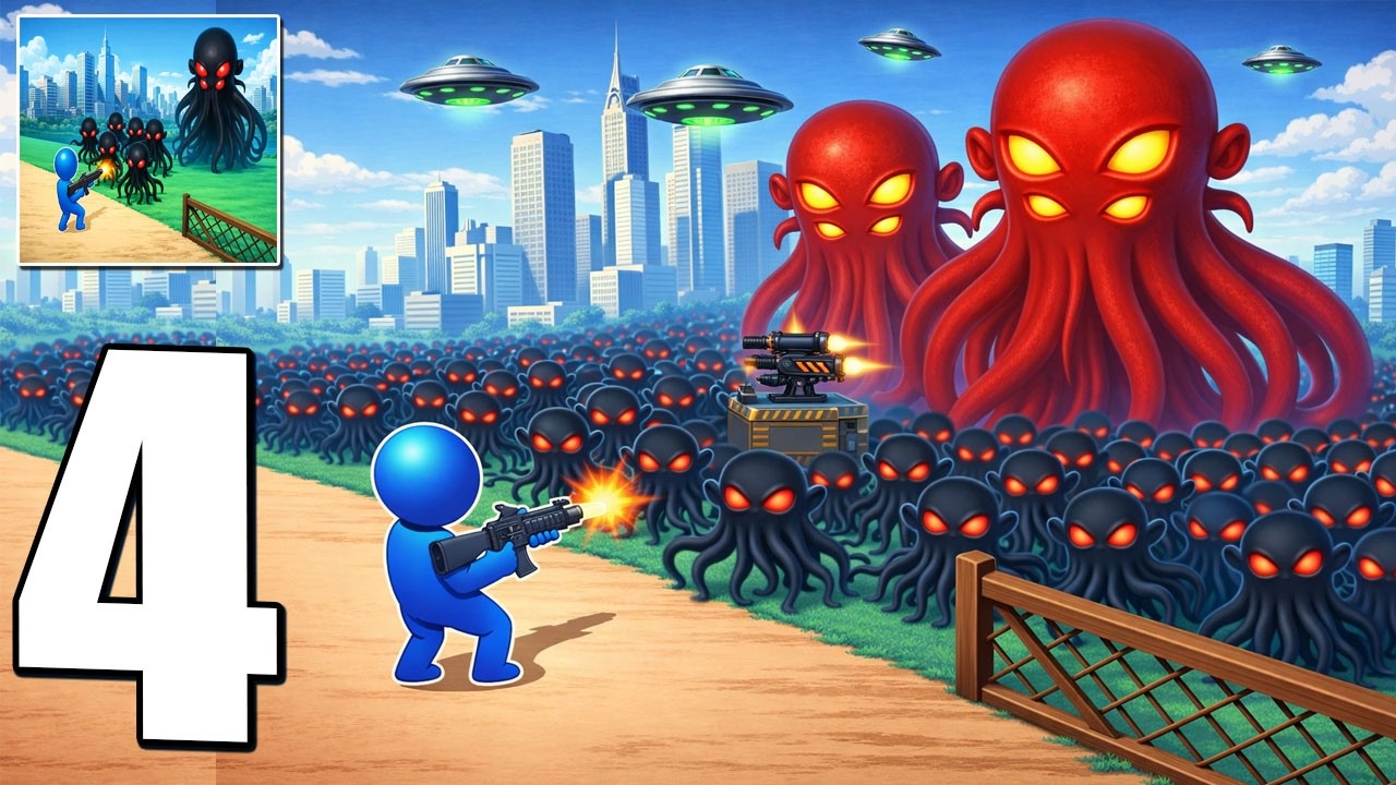 Alien Defence - Save Area51 - Gameplay Walkthrough Part 4 - Shooting ...