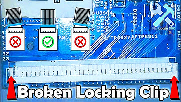Fix Broken Locking Clips on Laptop Keyboard Connectors - Unlock the Secret