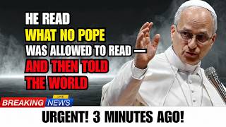 Pope Leo XIV's Secret Meeting at Fatima — What He Said Shocked Everyone