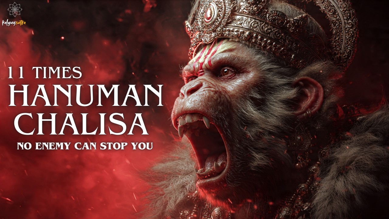 🚩 Fast Hanuman Chalisa 11 Times | Most Powerful Mantra | Dushman Toot Jaayega