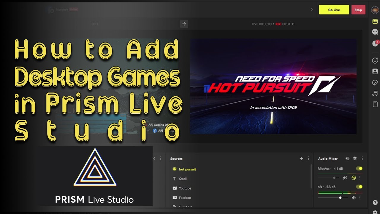 Prism Live Studio Gaming