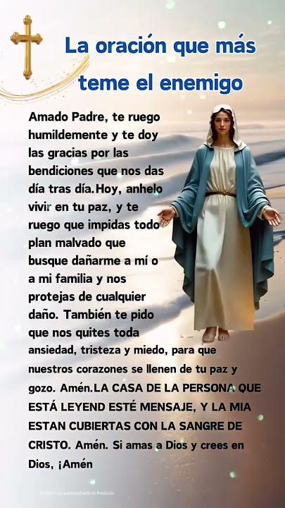 La oración que más teme el enemigo/#oraciónpoderosa