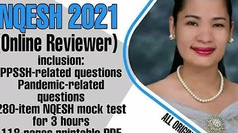 NQESH 2021||VIDEO #98:PPSSH/INSPECTION AND ACCEPTANCE PROTOCOLS