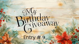 Birthday Challenge Giveaway