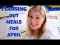 HOW I CREATE A MONTHLY MEAL PLAN FOR MY FAMILY OF 6