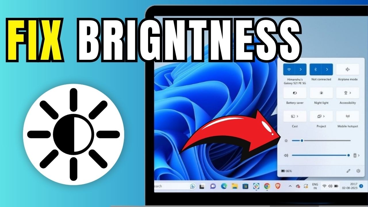 How To Fix Laptop Brightness Not Working In Windows 11 - YouTube