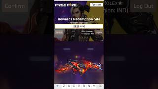 FF REDEEM CODE TODAY MAY 2🤩| FF REDEEM CODE| FF REDEEM CODE TODAY 2 MAY🔥#shorts #freefire