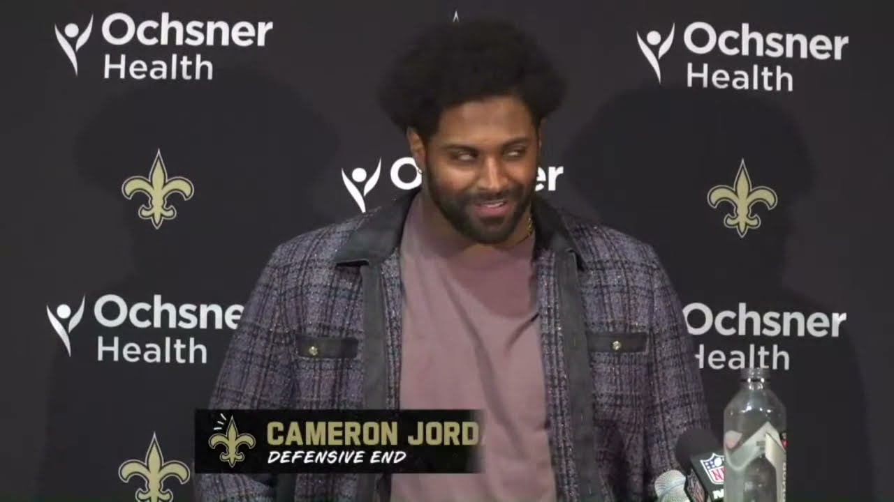 Cam Jordan on 100th Career Sack, Saints Defense | Saints-Bucs Postgame