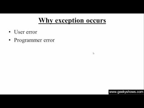 173. Why Exceptions Occurs in Java Programming (Hindi)