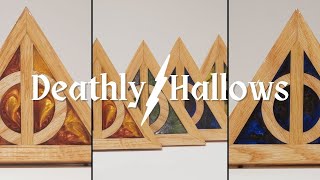 Deathly Hallows Bookends! What's Your House Colour | Woodturning