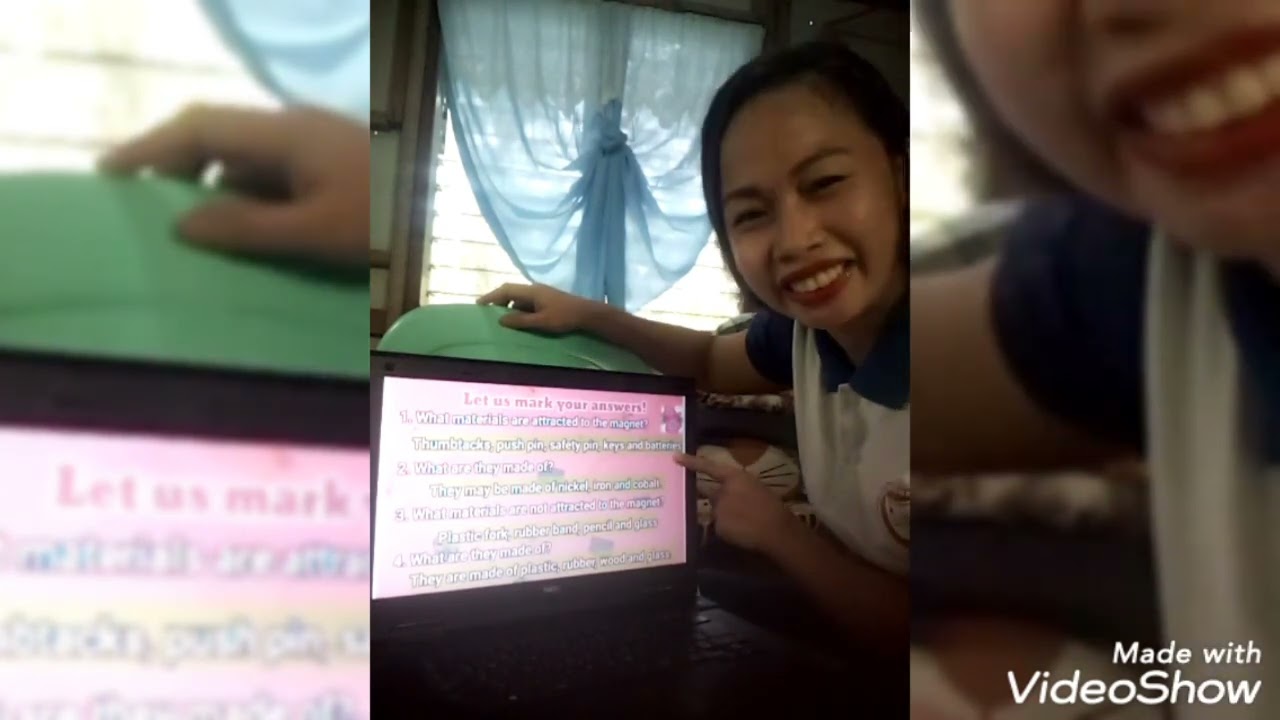 Describe the force exerted by magnet. Demo teaching in science 2.