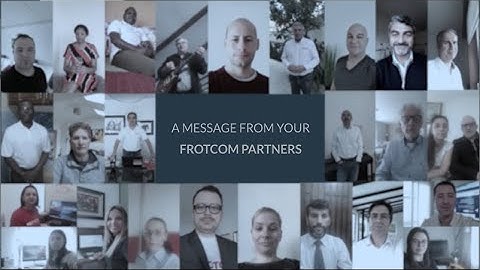 A message from you Frotcom Partner
