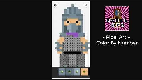 Pixel Art – Color By Number  sellunitysourcecode