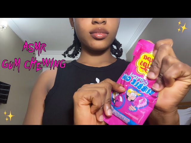 ASMR UP-CLOSE GUM CHEWING with Bubbles 💥