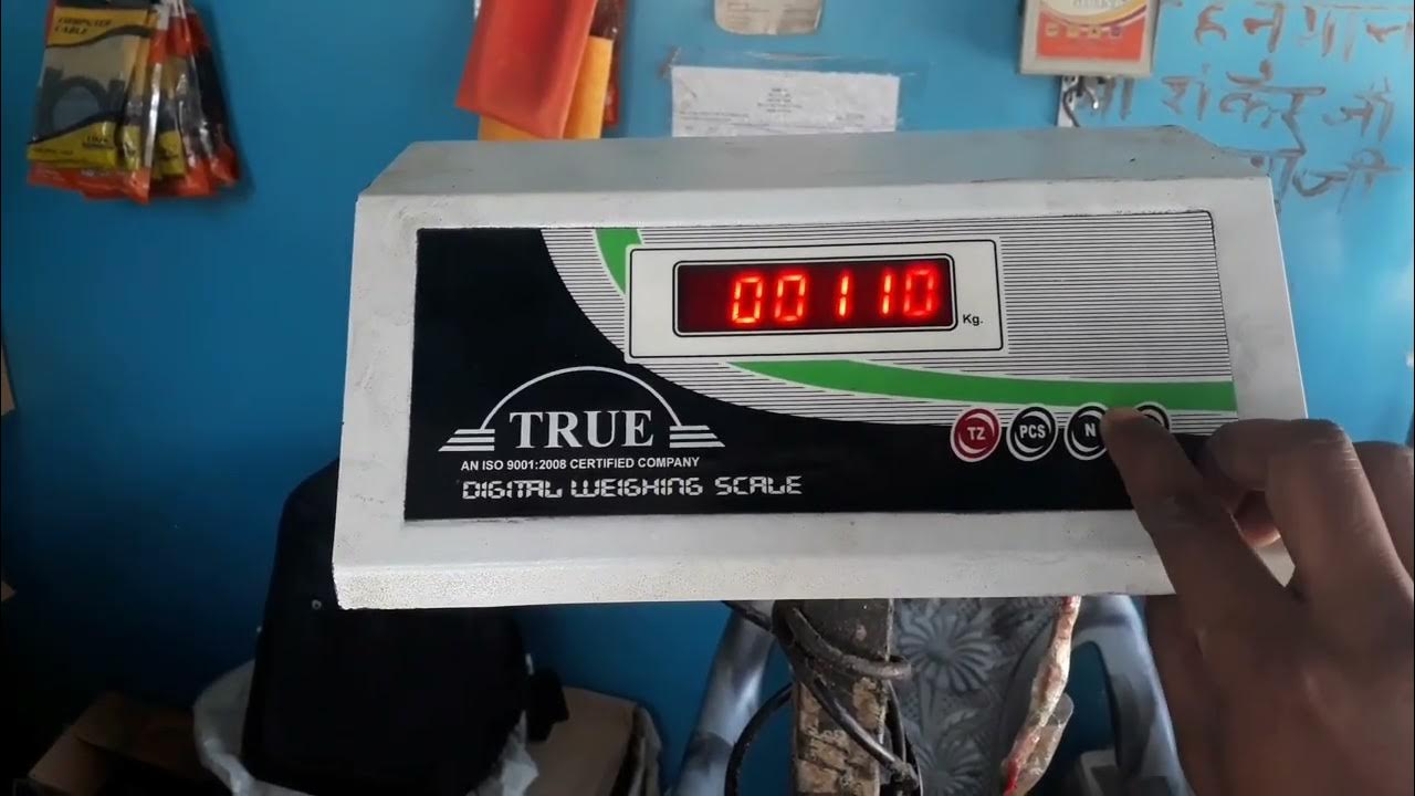True Digital Weighing scal weight settling Weight Machine calibration