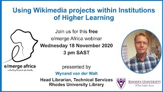 Using Wikimedia Projects within Institutions of Higher Learning