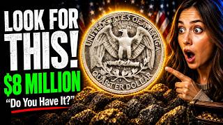 Most Valuable Washington Quarters Worth Thousands – Are You Holding One? Rare Quarter USA Coins!