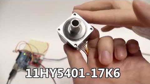 Smallest Hollow Shaft Micro Stepper Motor: NEMA11 11HY5401-17K6