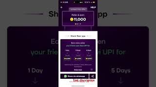 best earning upi app for students cashback and refer nad earn 90 rs. per refer #upi #upipay