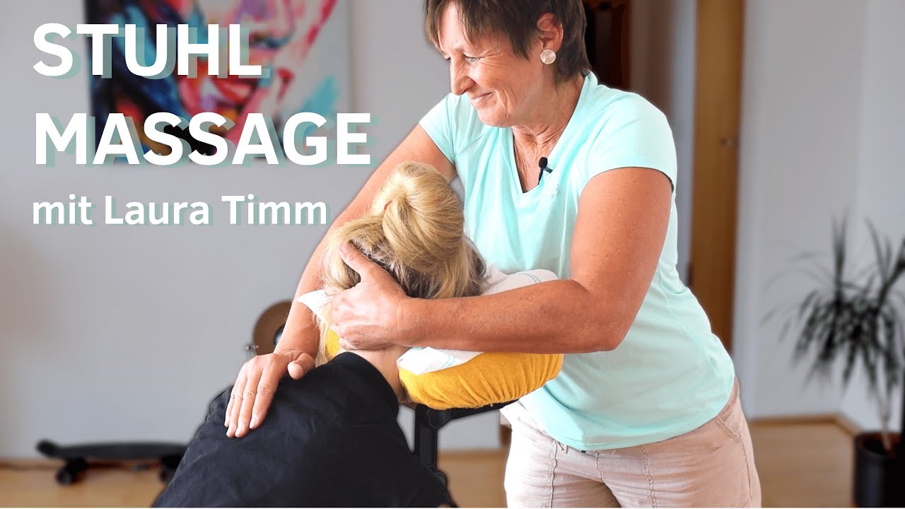 Massage auf dem Massagestuhl - letzter Kurs bei Bodyfeet