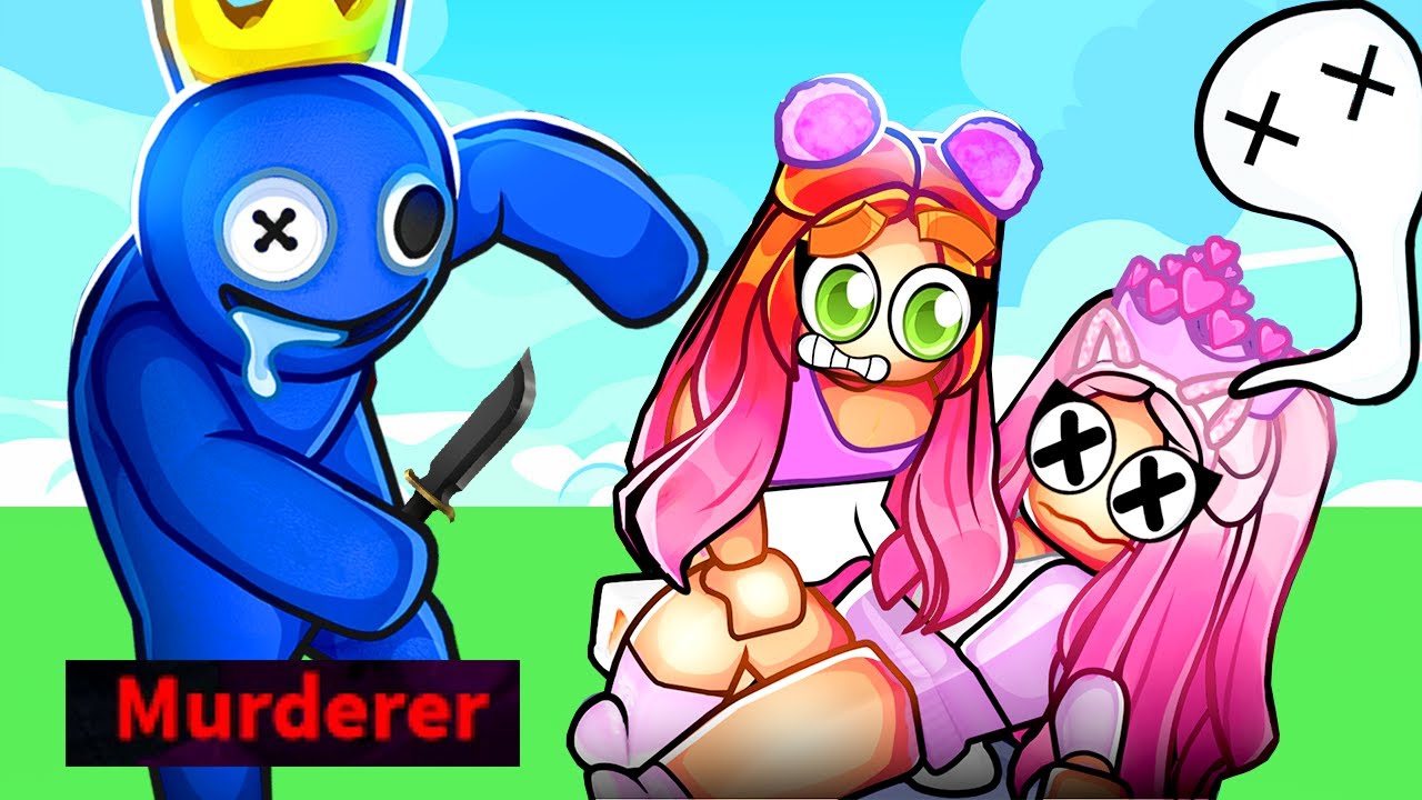 ROBLOX MM2 But The Murderers Are RAINBOW FRIENDS! In Roblox