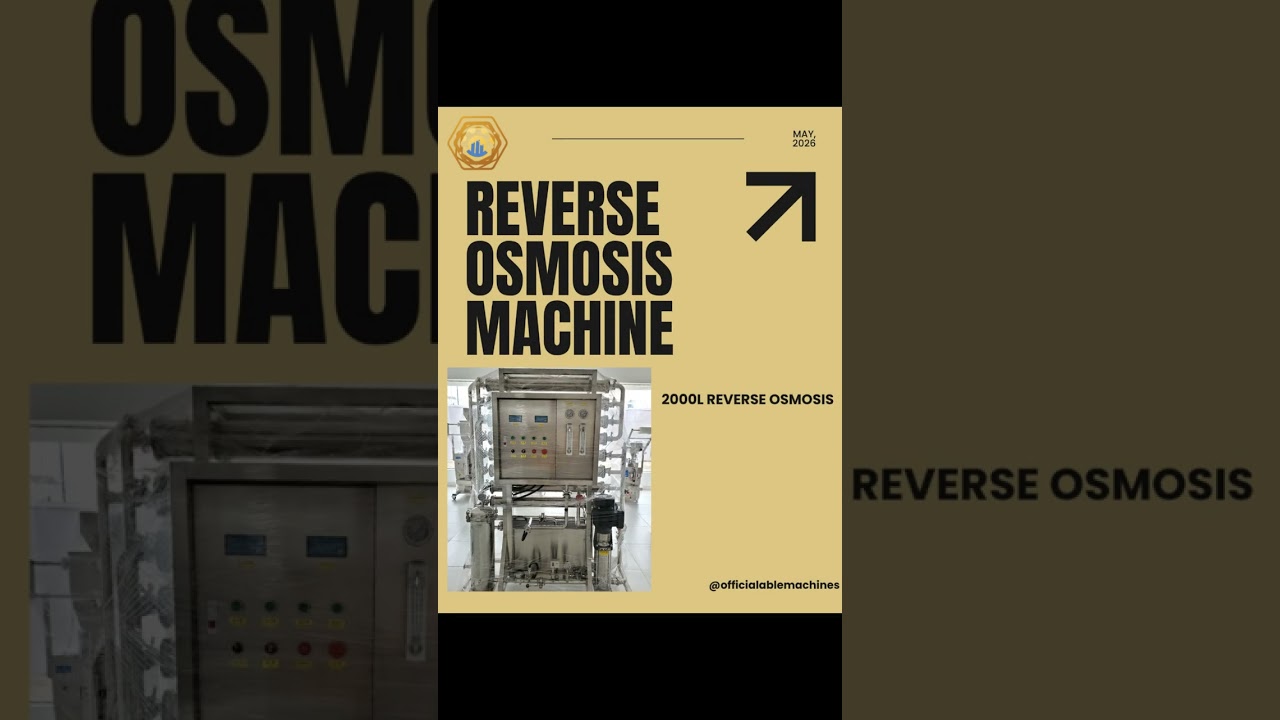 Reverse Osmosis Machine 2000l