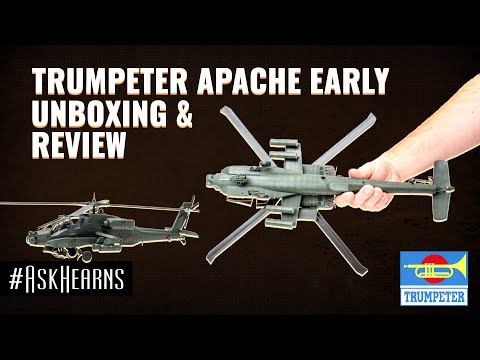 Maquette Trumpeter AH-64A Apache Early - Échelle 1/35 - Kit à