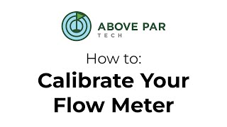 Flow Meter Calibration Tutorial