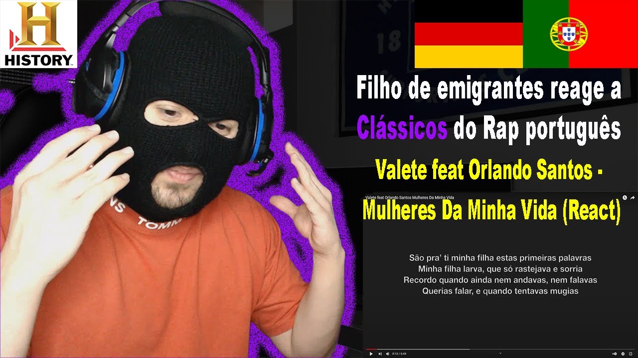 Valete - Mulheres Da Minha Vida (React) Filho de Emigrantes reage a clássicos do Rap português#11