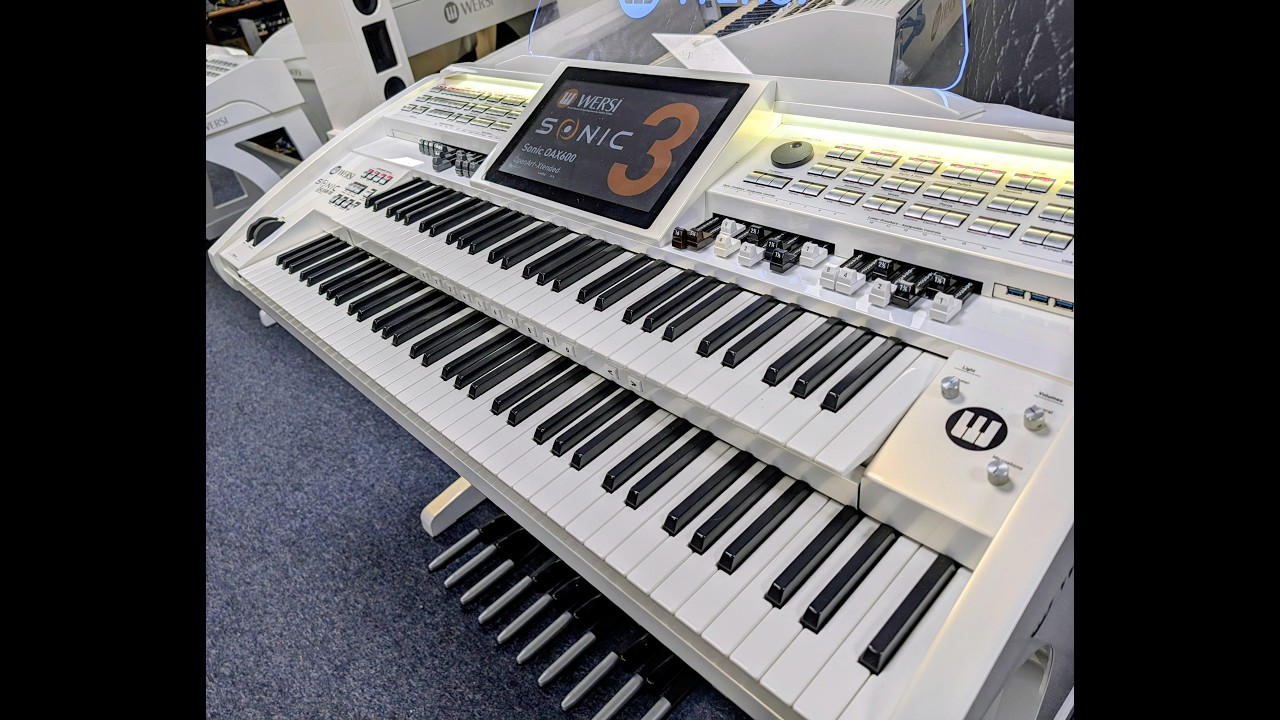 Allens Music Organ & Keyboard Showcase - Wersi OAX600 inc Vocalis