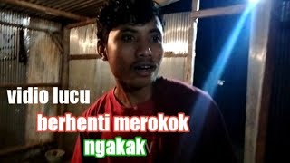 Vidio lucu viral berhenti merokok terbaru2021 ngakak story wa lucu