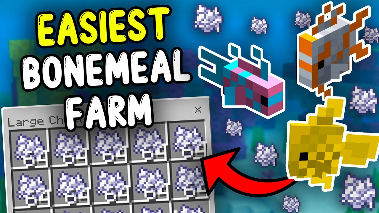 НОВАЯ САМАЯ ПРОСТАЯ ФЕРМА КОСТНОЙ МУКИ Minecraft Bedrock 1.21+!