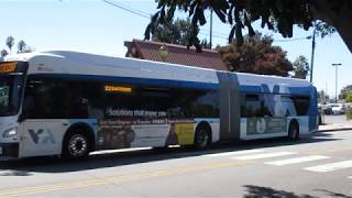 Valley Transportation Authority 2018 New Flyer Xde60 On Route 22