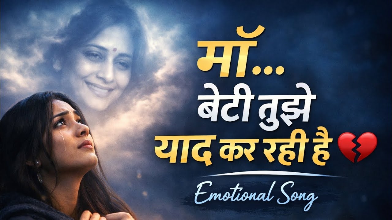 Maa Beti Tujhe Yaad Kar Rahi Hai 😭 | Emotional Mother Daughter Song | Heart Touching