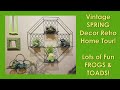 VINTAGE SPRING RETRO HOME TOUR, Dining Room &amp; More Thrifted MCM Décor!