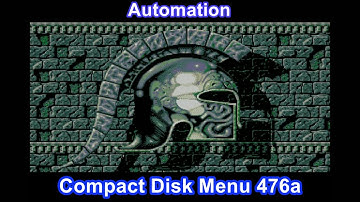 Atari St  E Automation Compact Disk Menu 476A with 6 Music tracks from the menu