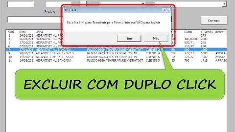 Excluir Linha da Planilha com Formulário VBA - Controle de Estoque com Excel - Aula 22