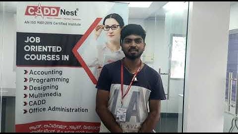 CADD Nest Basvanagudi Student Testimonial video