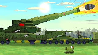 Shot of the Soviet Dora - Cartoons about tanks