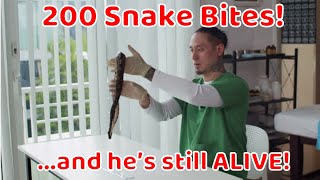 The Man Who Survived 200 Venomous Snake Bites