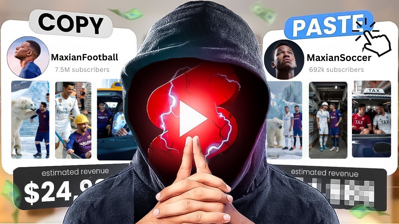 No Face & Voice / I Made $17,000 Just Copying Maxian Football.