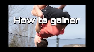 How to backflip gainer on trampoline!!